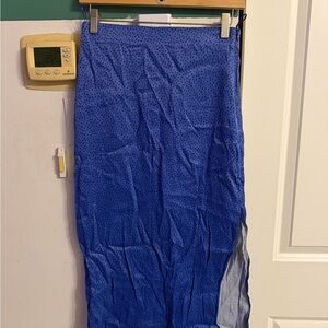 Zara Blue Maxi Skirt